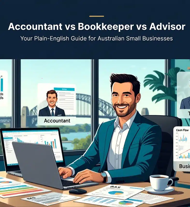 Accountant vs Bookkeeper vs Advisor for Aussie Small Businesses (post image))